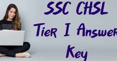 SSC CHSL Tier I Answer Key