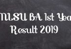 MLSU BA 1st Year Result 2019