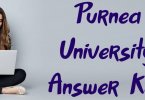 Purnea University Answer Key