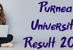 Purnea University Result 2019
