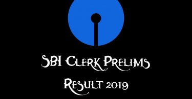 SBI Clerk Prelims Result 2019