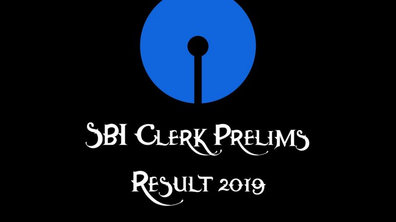 SBI Clerk Prelims Result 2019