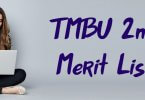 TMBU 2nd Merit List