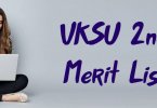 VKSU 2nd Merit List