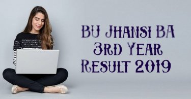 BU Jhansi BA 3rd Year Result 2019