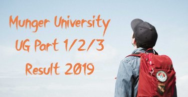 Munger University UG Part 1/2/3 Result 2019