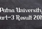 Patna University Part-3 Result 2019