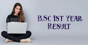 B.Sc 1st Year Result