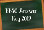 BPSC Answer Key 2019