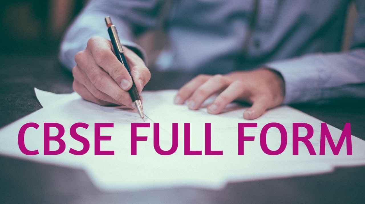 What Is The Full Form Of CBSE In Hindi CBSE Full Form A To Z Classes