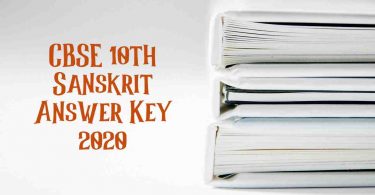 CBSE 10th Sanskrit Answer Key 2020