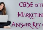 CBSE 12th Marketing Answer Key 2020