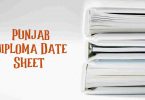 Punjab Diploma Date Sheet