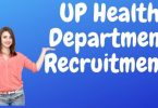 UP Health Department Recruitment