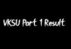 VKSU Part 1 Result 2020