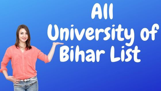 All University of Bihar List