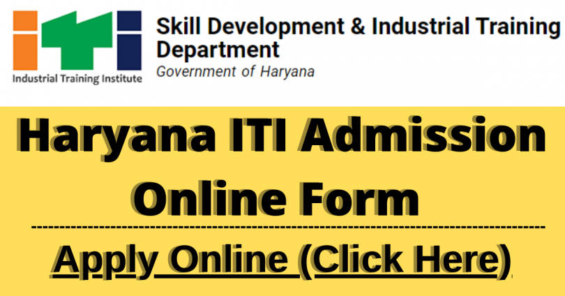 Haryana Iti Admission Form 2021 22 Apply Online Started