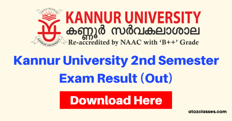 kannur university result