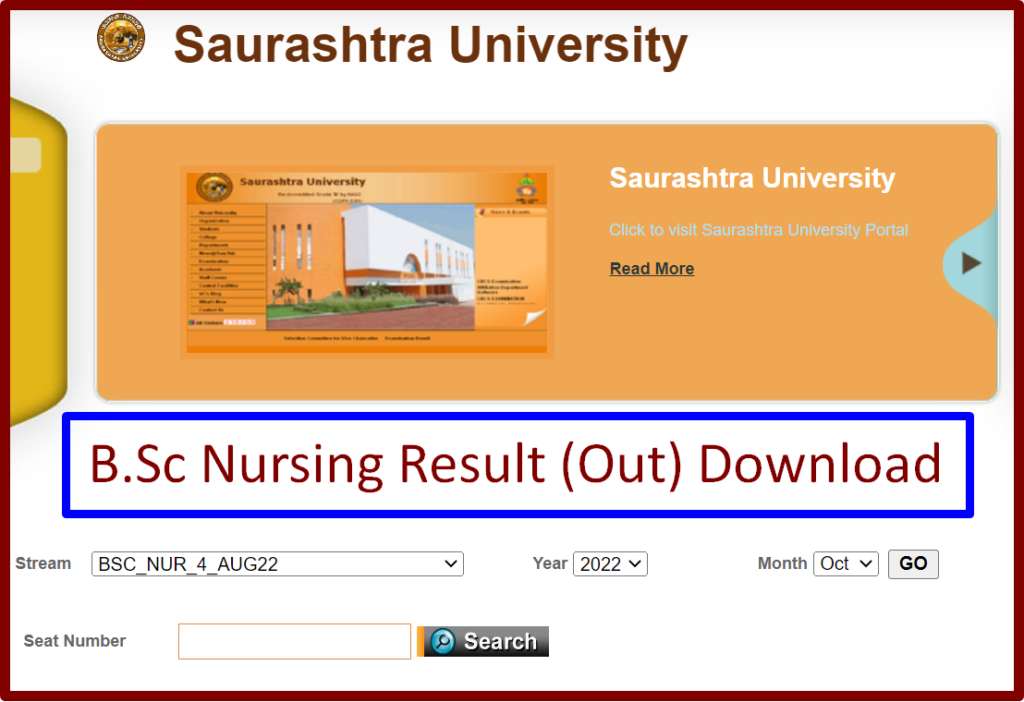 saurashtra university result