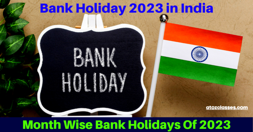 Bank Holidays 2023 in India