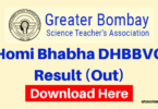 Homi Bhabha DHBBVC Result