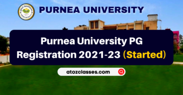 Purnea University PG Registration