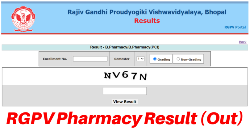 RGPV Pharmacy Result