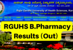 RGUHS Pharmacy Results