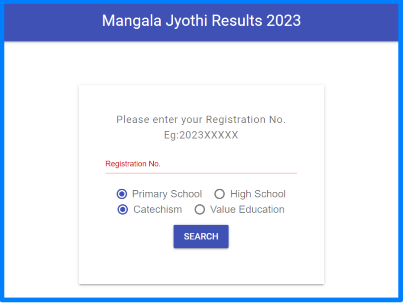 Mangala Jyothi Results