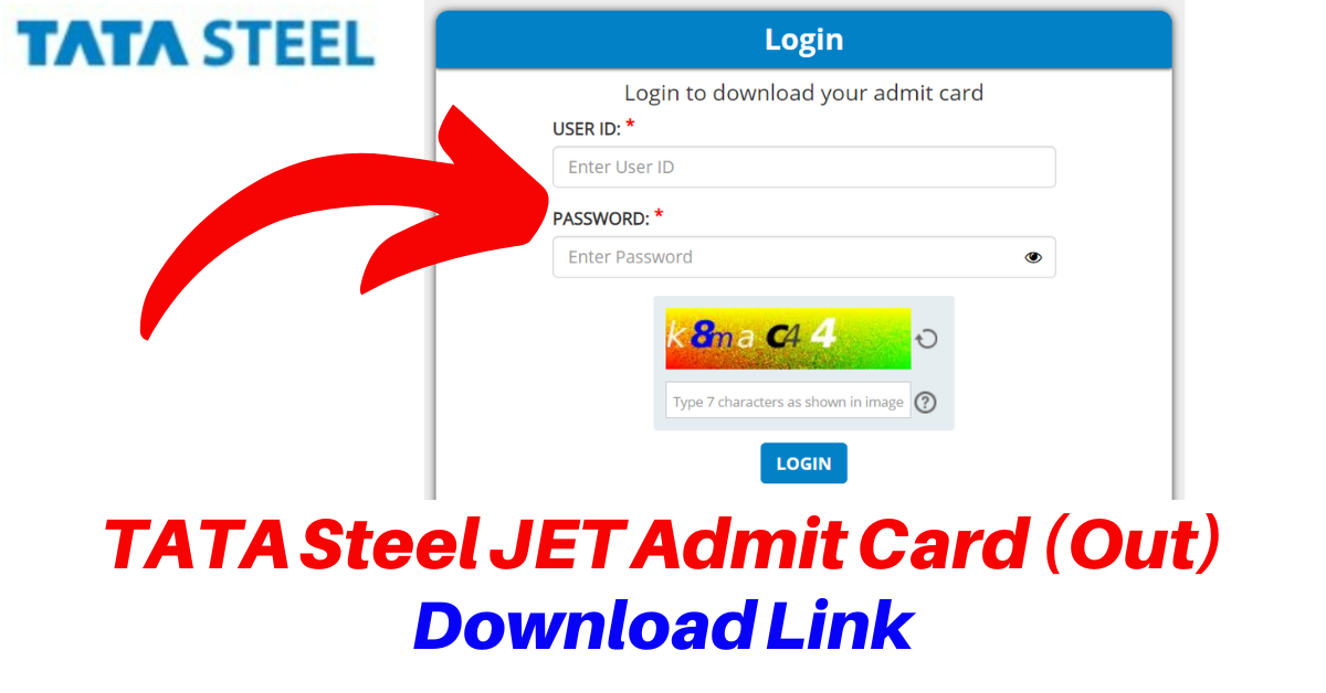 TATA Steel Admit Card 2023 Out Direct Link to Download TATA Steel Junior  Engineer Trainee Admit Card tatasteel.com