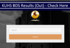 KUHS BDS Result