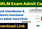 ASRLM Exam Admit Card