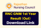RNC GNM 1st Year Result