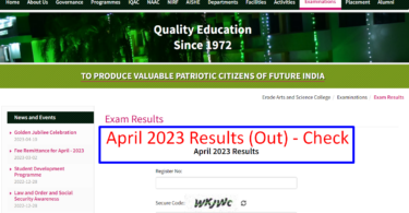 EASC April 2023 Results
