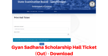 Gyan Sadhana Scholarship Hall Ticket
