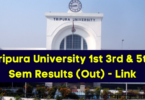 Tripura University Results