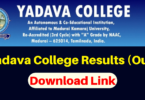Yadava College Results